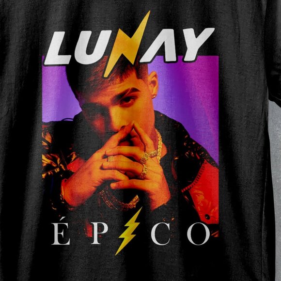 Lunay Épico Puerto Rican Reggaeton Latin Music Graphic Concert Album T-Shirt 166 - Picture 2 of 5